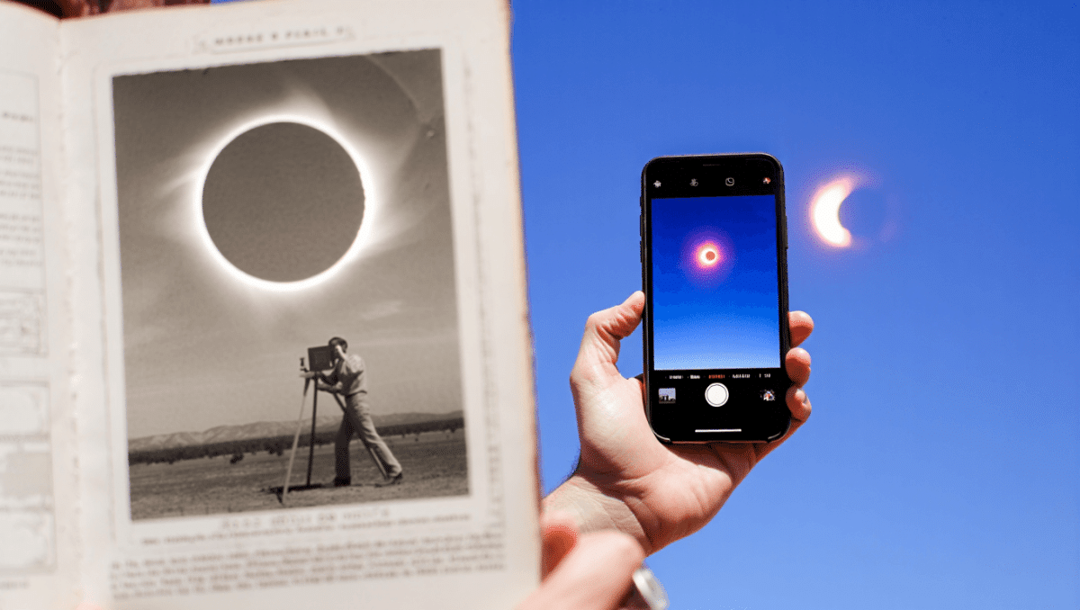 Eclissi solare totale del 12 agosto, dalla prima foto del 1851 agli scatti con lo smartphone