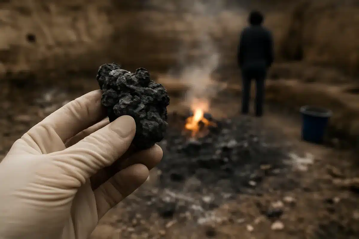 Prove di combustione e continuità rituale — Circa il 18% dei fitoliti esaminati mostra segni di bruciatura o fusione microscopica. Queste tracce sono presenti attraverso gli strati datati, indicando che il fuoco e la cenere furono elementi costanti per migliaia di